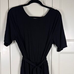 Torrid Black Tie-Waist Romper